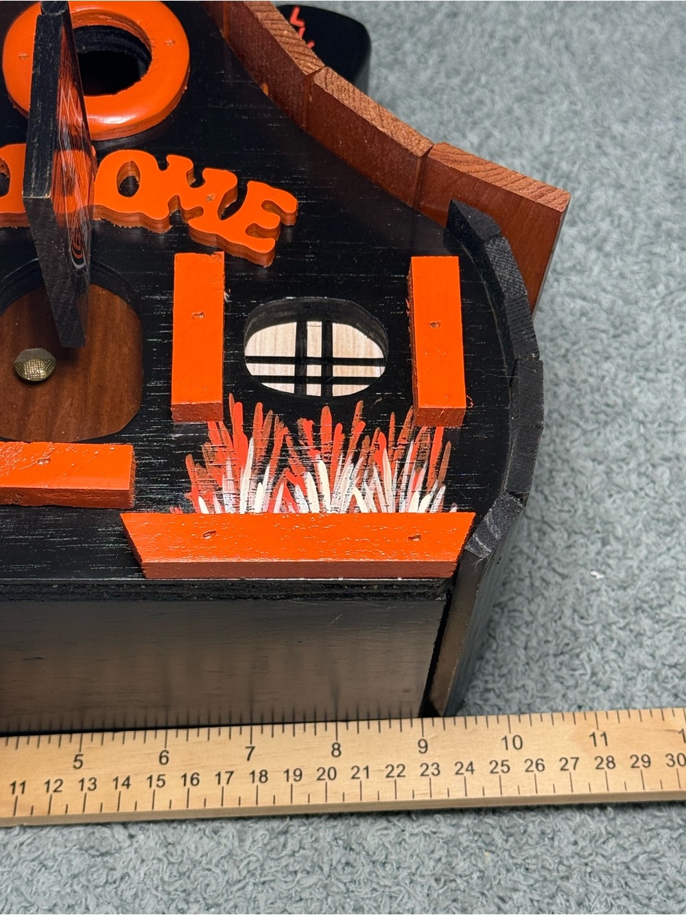 Wooden Harley Davidson Hanging Bird House - Picture 11 of 13